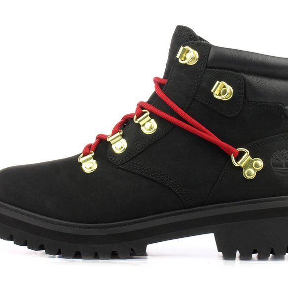TIMBERLAND WOMEN'S LTD HERITAGE 6'' INCH BOOT BLACK NUBUCK A2JVD - Picture 4 of 8